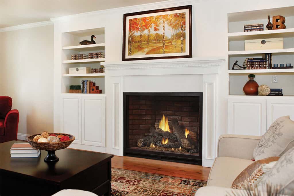 Grantham HVAC installs premium gas fireplaces from brands like Napoleon, Empire, Continental, and American Hearth. Get a quote today!
